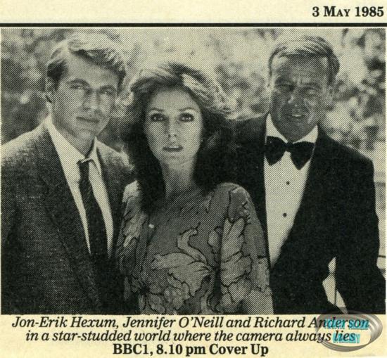 Jon-Erik Hexum, Jennifer O'Neill and Richard Anderson