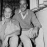 Richard Anderson and fiance Carol Lee Ladd in 1955