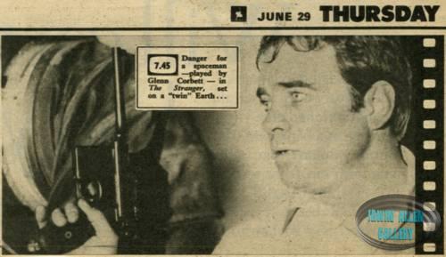 British TV listing for The Stranger