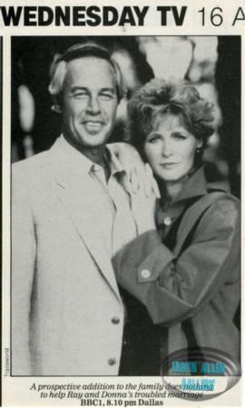 Susan Howard with Steve Kanaly in Dallas