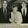 Susan Howard with Christopher Lee and Howard Keel