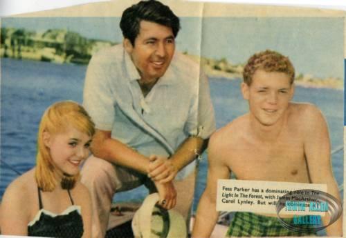 Carol Lynley, Fess Parker and Jame MacArthur