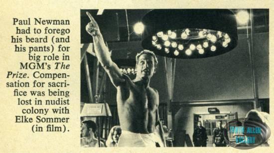 Paul Newman in The Prize