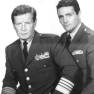 Richard Basehart and David Hedison in Voyage to the Bottom of the Sea