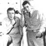Richard Basehart and David Hedison in Voyage to the Bottom of the Sea