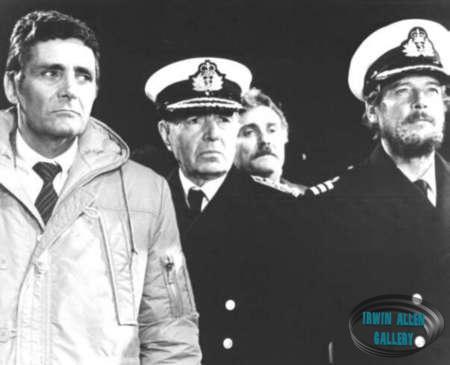 David Hedison with James Mason and Roger Moore in North Sea Hijack (aka Ffolkes)