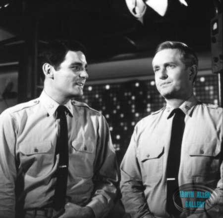 David Hedison and Robert Dowdell in Voyage to the Bottom of the Sea