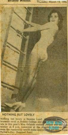 Deanna Lund in Miss Orlando Contest