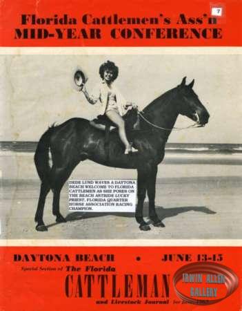 Deanna Lund with Lucky Priest in Daytona