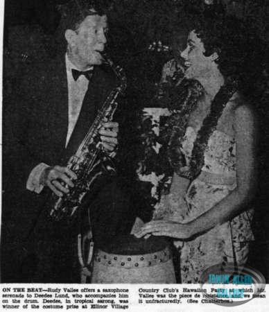Rudy Vallee and Deanna Lund