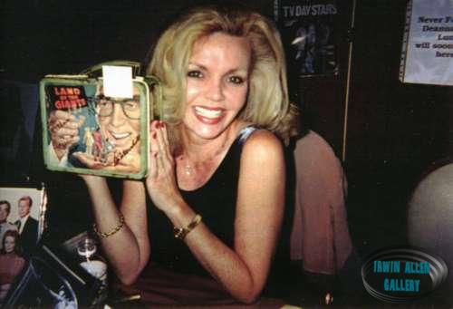 Deanna Lund with the Land of the Giants lunchbox