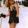 Deanna Lund skiing