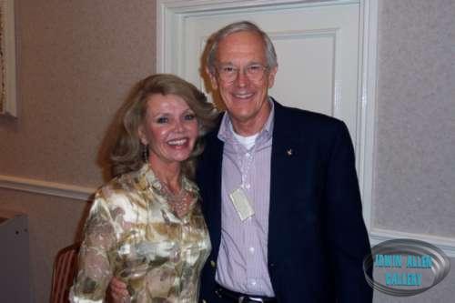 Deanna Lund and astronaut Charlie Duke at Autographica in October 2004