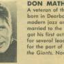 Don Matheson clipping