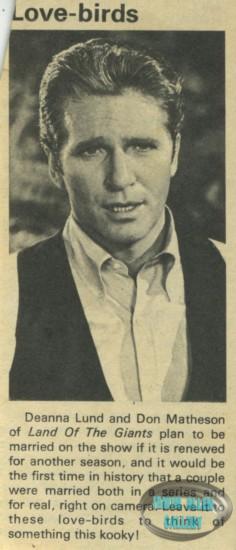 Don Matheson clipping