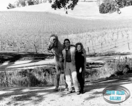 Gary and Marian Conway at their vineyard
