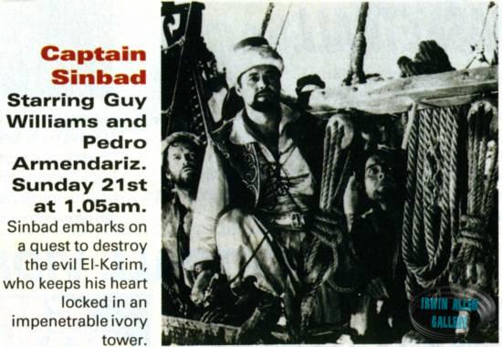 Captain Sinbad TV Listing