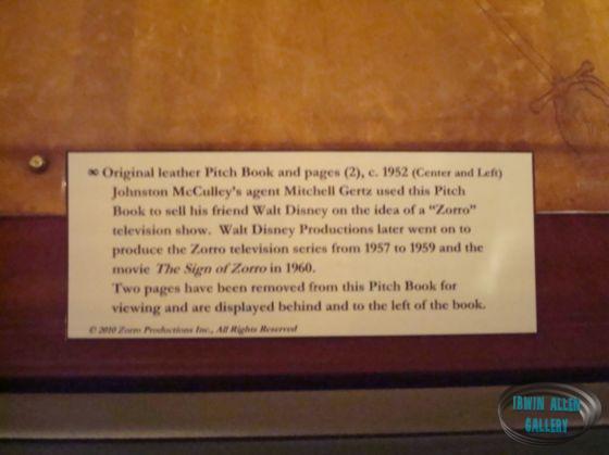 Zorro exhibit at Mission San Juan Capistrano