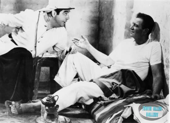 Kurt Kasznar and John Wayne