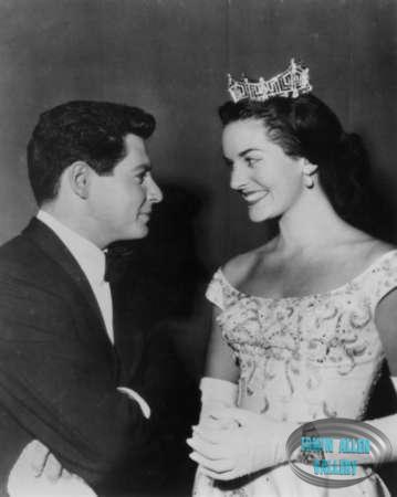 Miss America Lee Meriwether with Eddie Fisher