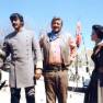 Rock Hudson, John Wayne and Lee Meriwether in The Undefeated