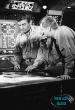 Richard Basehart and Robert Dowdell in "Rescue"