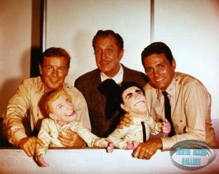 Richard, Vincent Price and David with the Deadly Dolls