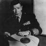 Richard Basehart holds the model of the Flying Sub