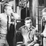 Robert Dowdell, Terry Becker and Richard Basehart in Voyage to the Bottom of the Sea