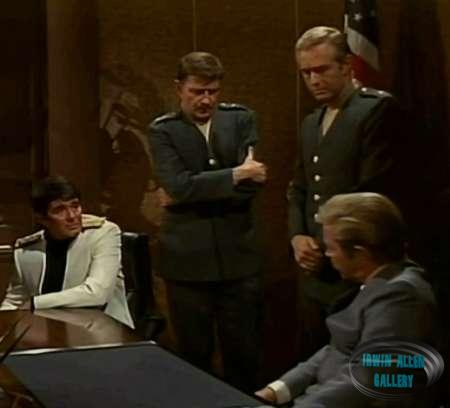 Robert Dowdell with Stuart Whitman, Tom Drake and Richard Basehart in City Beneath the Sea