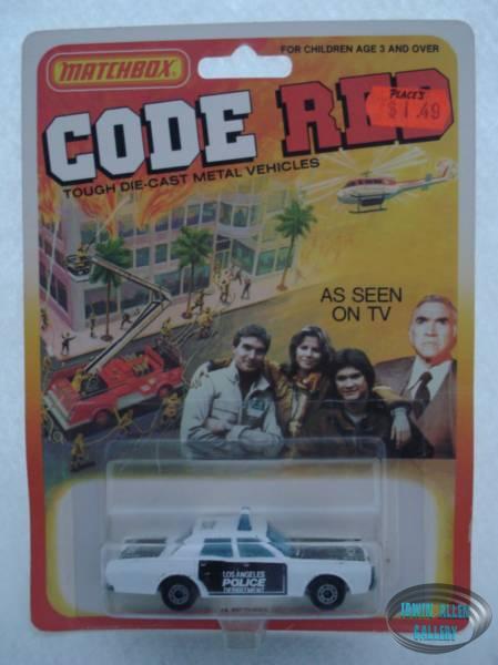 Matchbox Code Red Police Car