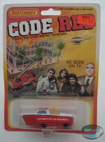 Matchbox Code Red Fireboat