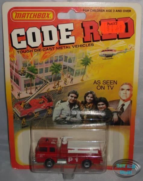 Matchbox Code Red Pumper