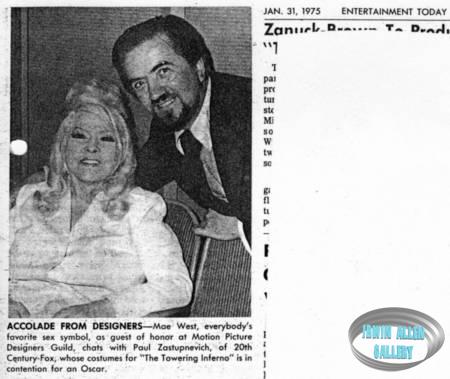 Mae West chats with Paul Zastupnevich
