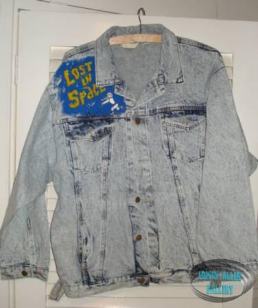 Giants Log jacket hand painted by Paul Zastupnevich