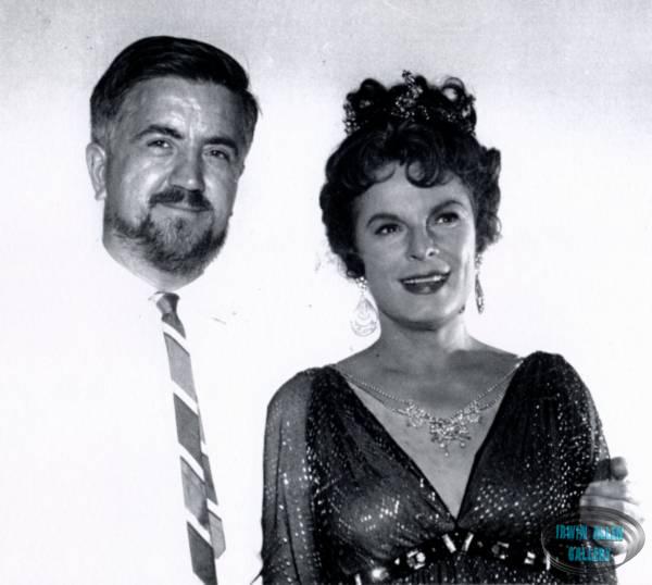 Paul Zastupnevich with Mercedes McCambridge
