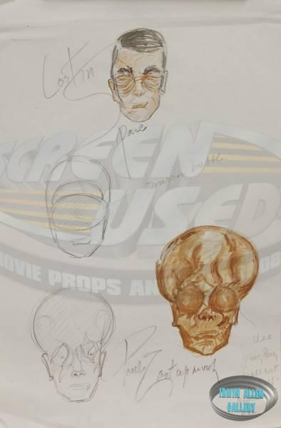 Planet X Alien Head Study