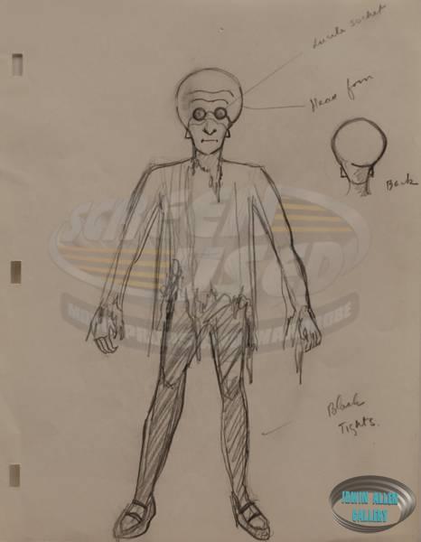 Planet X Alien Costume Study