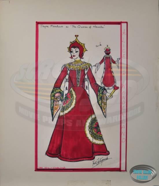 Queen of Hearts Costume (Jayne Meadows)
