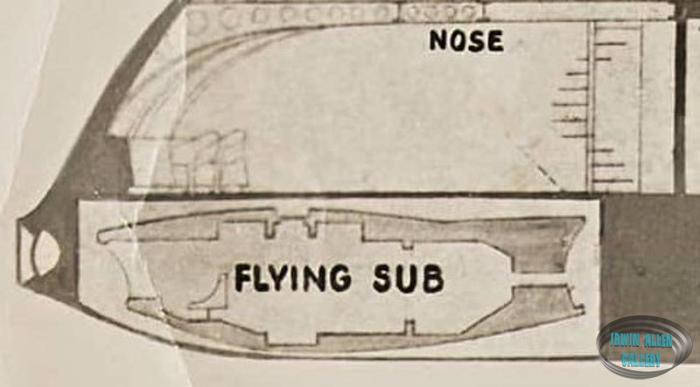 Seaview Blueprint Flying Sub Bay