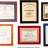 Irwin Allen Plaques and Certificates