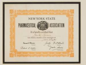 Jonathan Harris Certificates