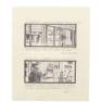 Lot #36 Towering Inferno Original Storyboards