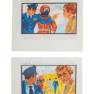 Lot #100 Swarm Original Storyboard Illustrations