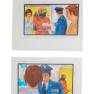 Lot #100 Swarm Original Storyboard Illustrations