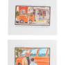 Lot #145 Swarm Original Storyboard Illustrations