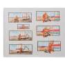 Lot #191 Viva Knievel! Original Oversized Storyboards
