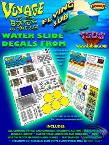 Water slide decals for the Moebius FS1 Kit
