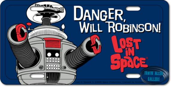 Lost in Space Robot License Plate