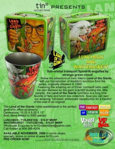 Land of the Giants Reproduction Lunchbox Sales Sheet